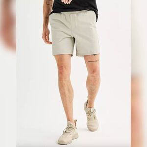 FLX Everyday Active Shorts - Size Medium, Taupe
